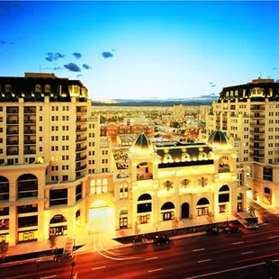 We are located on the ground floor of this lovely Denver building, The Beauvallon.
