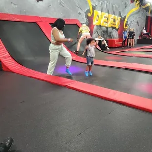 Bouncing with my son
