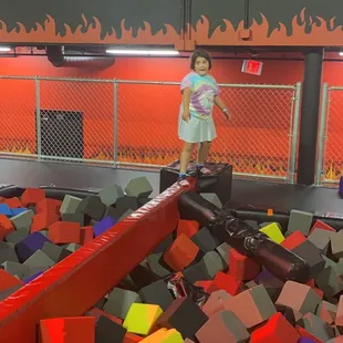 Woogie walking the plank