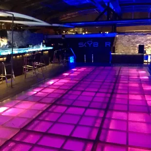 Third level bar and dance floor