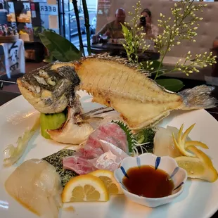 Guro dai sashimi &amp; Fried .