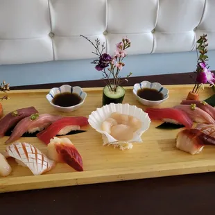 Omakase Sushi combo.