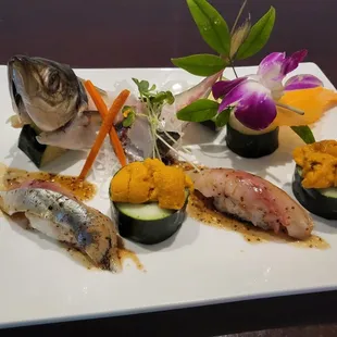 Spanish Mackerel &amp; Uni