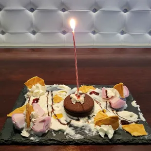 Anniversary cake.