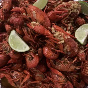 The Worse crawfish ever. Never again.!!!! Who put limes in crawfish