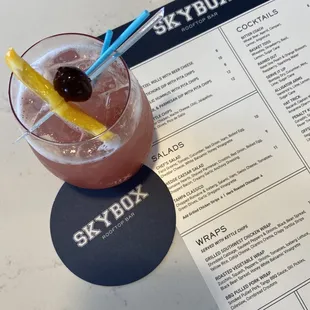 Cocktail| Residence Inn Wiregrass |Skybox Rooftop Bar | Wesley Chapel FL | May 19, 2022