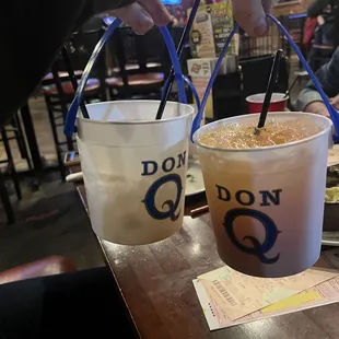 Rum buckets cheers!