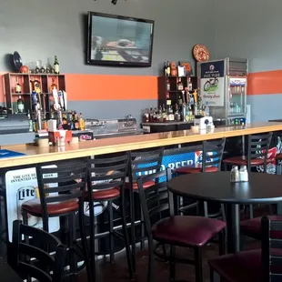 Step on over to the PressBox for ice cold beers and a wide variety of liquors.