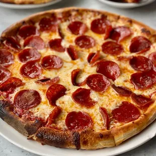 pepperoni pizza extra cheese