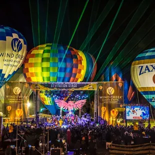 The Zaxby's hot air balloon featured front and center at a festival in Kennesaw, GA
