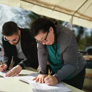 The waiver signing