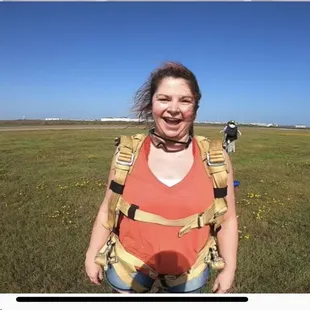 The smiles after jump!!