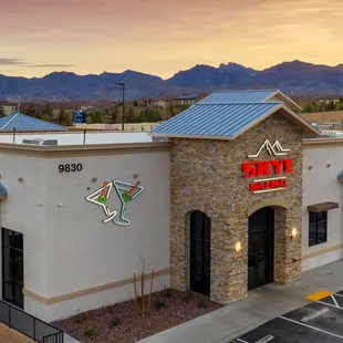 the exterior of the restaurant