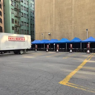 When you're filming and need a catering setup for the crew that brings it all together... Call us for your next production rental!