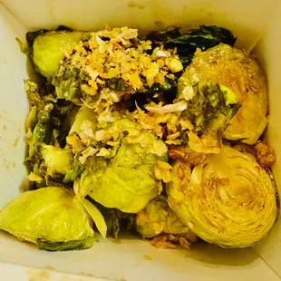 brussels sprouts in garlic sauce