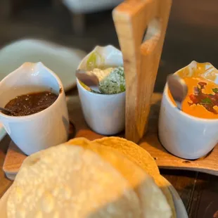 Tostadas and dips