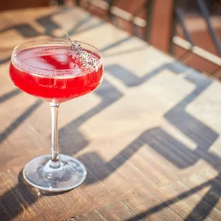 Cocktails incorporate native plants and blooms.