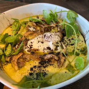 Green risotto