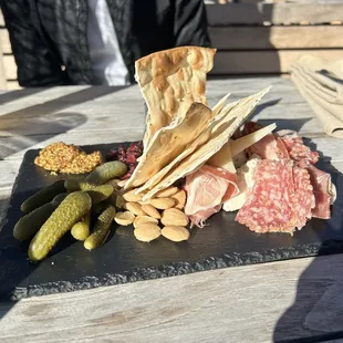 Meat and cheese board