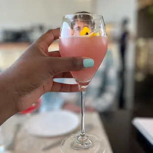 Lychee Raspberry Bellini