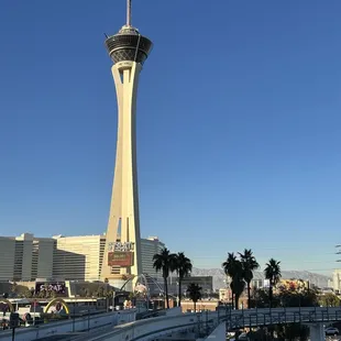 Strat from monorail.  Walking distance a few blocks