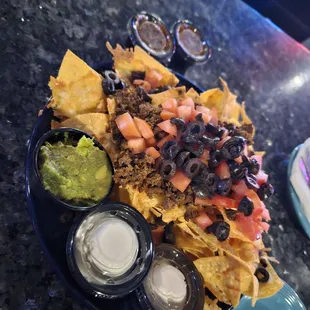 Nachos with beef!
