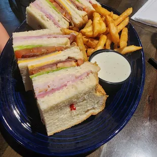 Club sandwich not toasted...