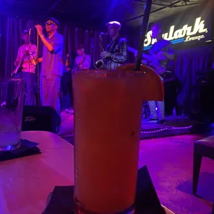 The Soulman Sam performing on a Sunday night.