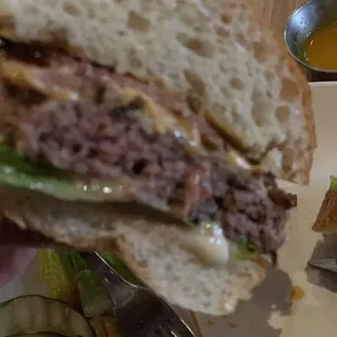 Burger melts in your mouth