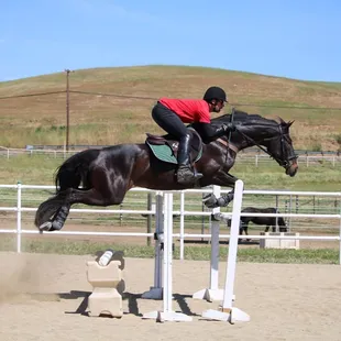 Amazing jump lesson with Joe