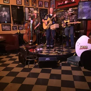 One of the many bands to grace the stage at The Skylark Lounge.