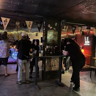 the stage &amp; crowd area