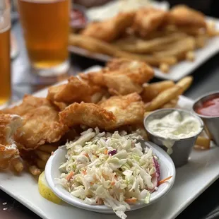 Halibut fish &amp; chips! Best ever!!!