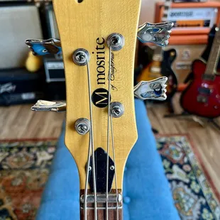 Mosrite bass headstock made in Bakersfield