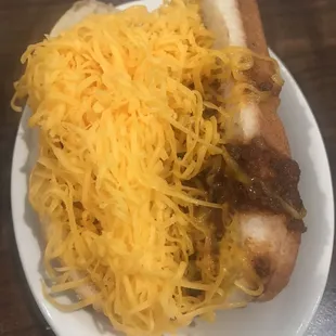 Chili cheese sandwich