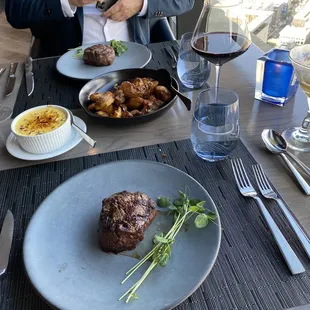 steak, food