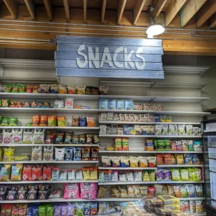 Lots of healthier snack options.