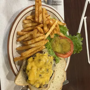 The skyline burger, really good burger