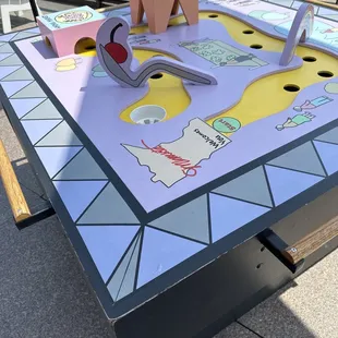 Hole two is a fun slant board