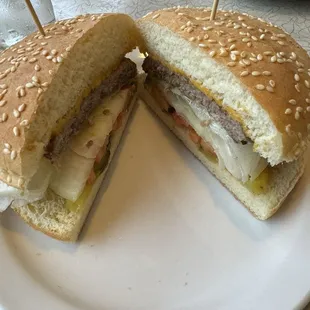 Skyline Cheeseburger