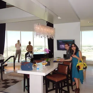 Upon arrival at Skylofts.. Our 3 bedroom suite is 6,000 SF!!!