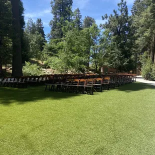 The bridal ceremony venue.