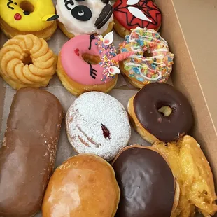 dough desserts, donuts, food