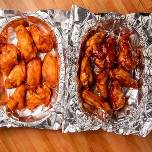 Buffalo and BBQ Chicken Wings