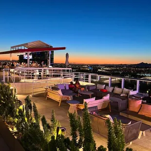 the view of the city