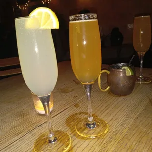 Tasty Thursday Night Drinks (The bar was way too crowded to go back twice) French 75, Orchard St., Stormy Jack, and another Orchard St.