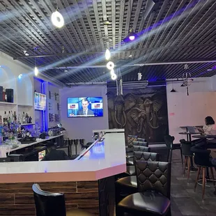 interior, sushi and sashimi
