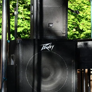 There was nobody playing at the outdoor stage on this visit, but they're ready to host at any time