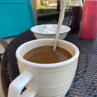 Swiss Mix coffee for a dairy free option (: