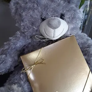 Add a plush bear and chocolates to your order.